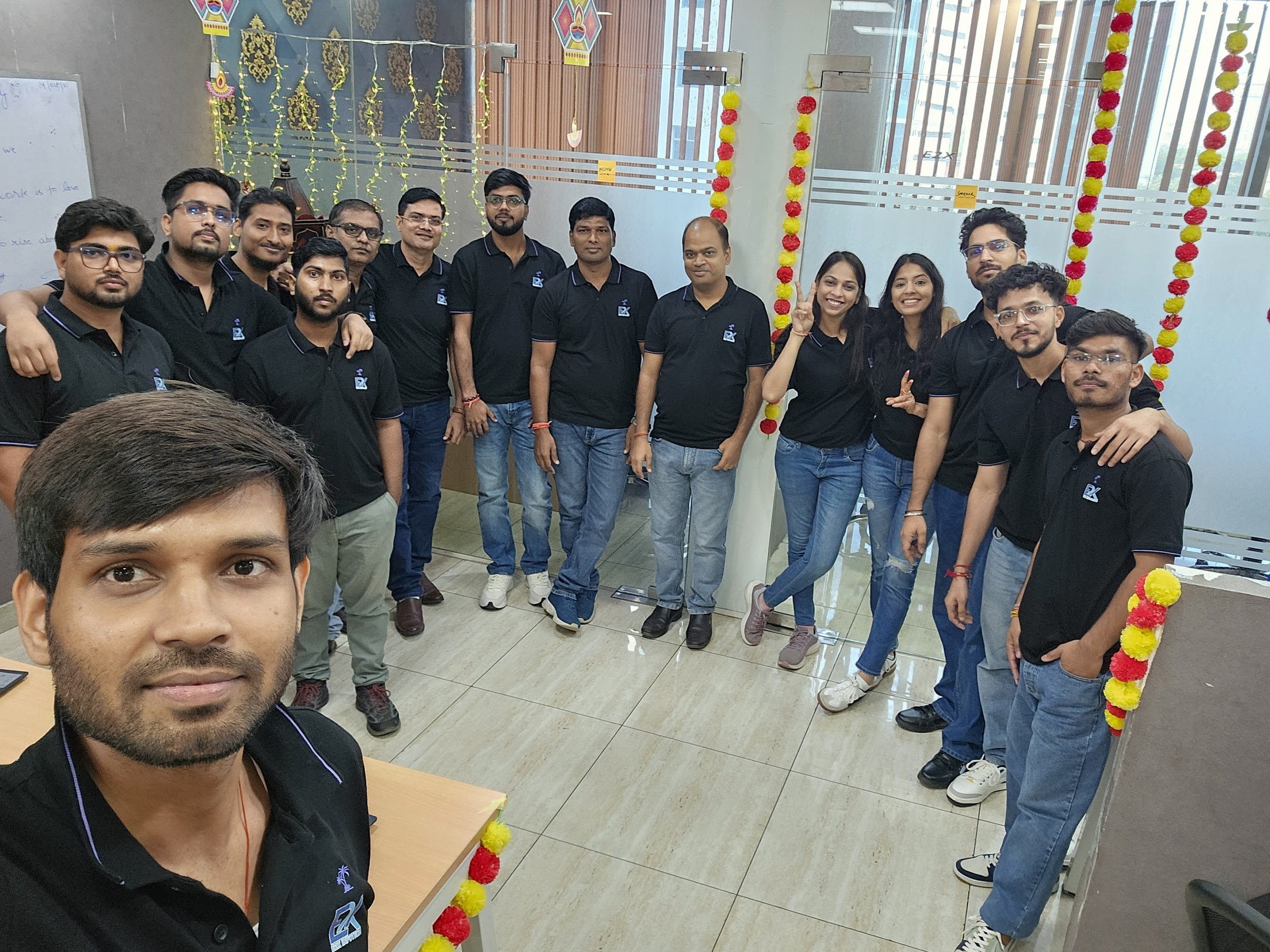 E2X Infotech team at work