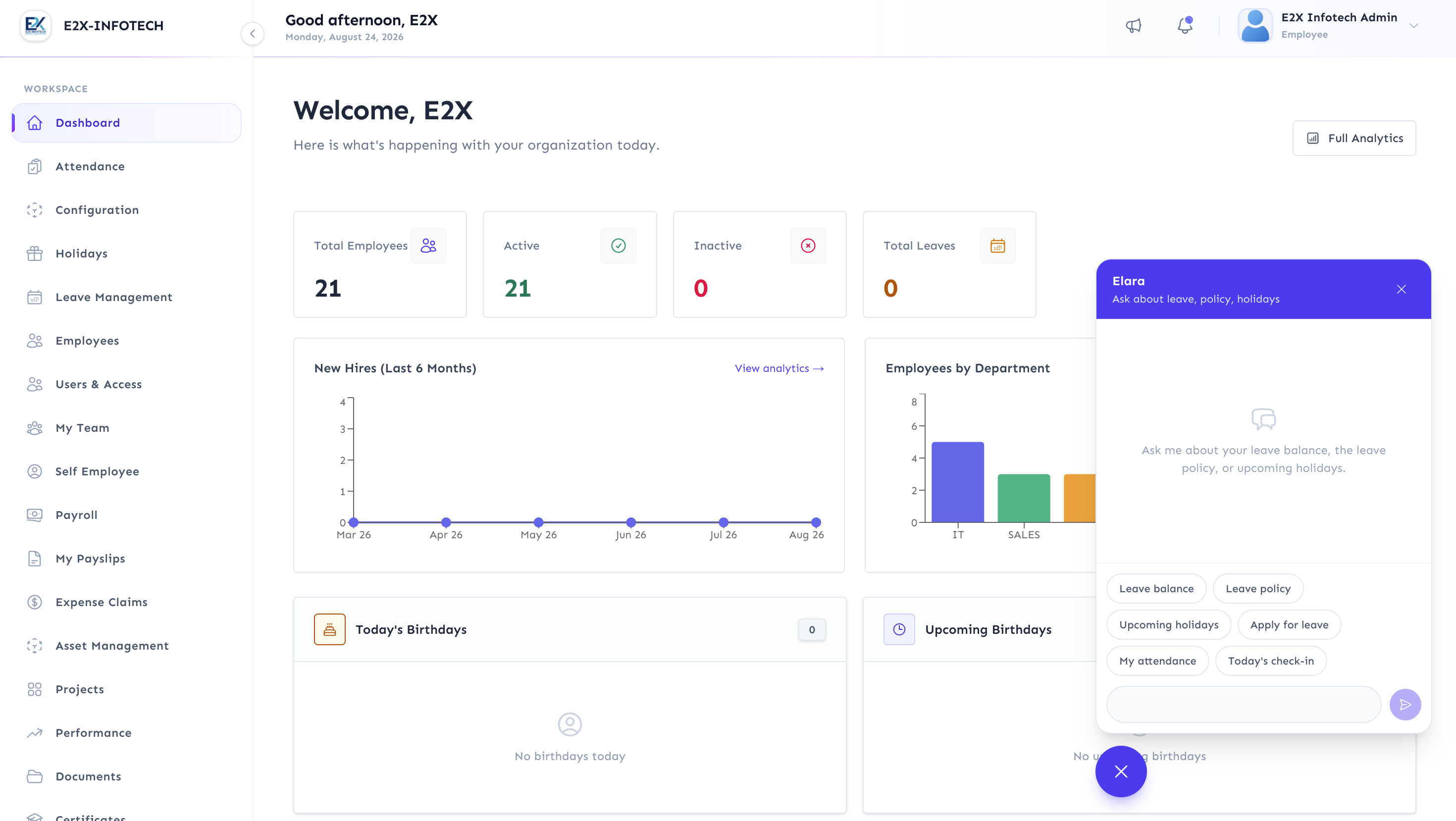 HR SPACE screenshot